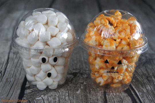 Schnin's Kitchen: Süßes oder Saures: Halloween-Popcorn & ein klitzekleines DIY